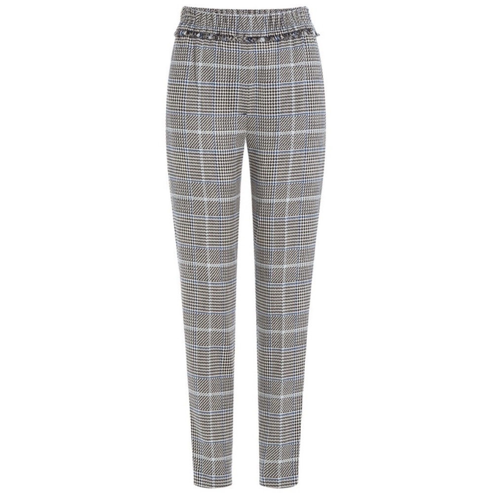 3.1 Phillip Lim Straight Leg Plaid Virgin Wool Pants